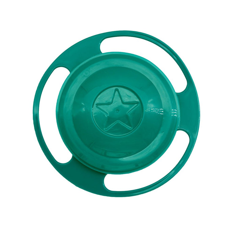 ZTL Gyro Bowl 360 Dgree Rotation Spill Resistant Gyroscopic Bowl with Lid Green