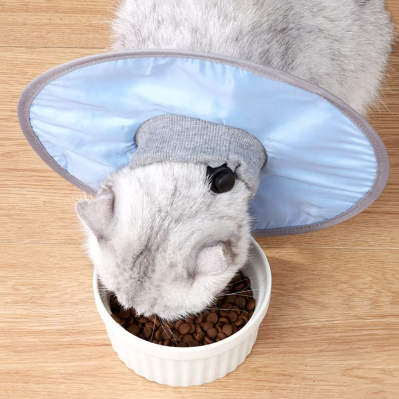 DONGKER Cat Recovery Collar,Waterproof Cat Neck Collar Adjustable Kitten After Surgery Collar for Cat Pet Avoid Licking Scratching