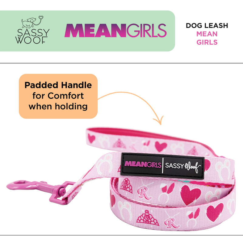 Sassy Woof Mean Girls Dog Leash 60-Inch with Neoprene Padded Handle - Comfortable, Durable, and Stylish for Small to Large Dogs - PawsPlanet Australia