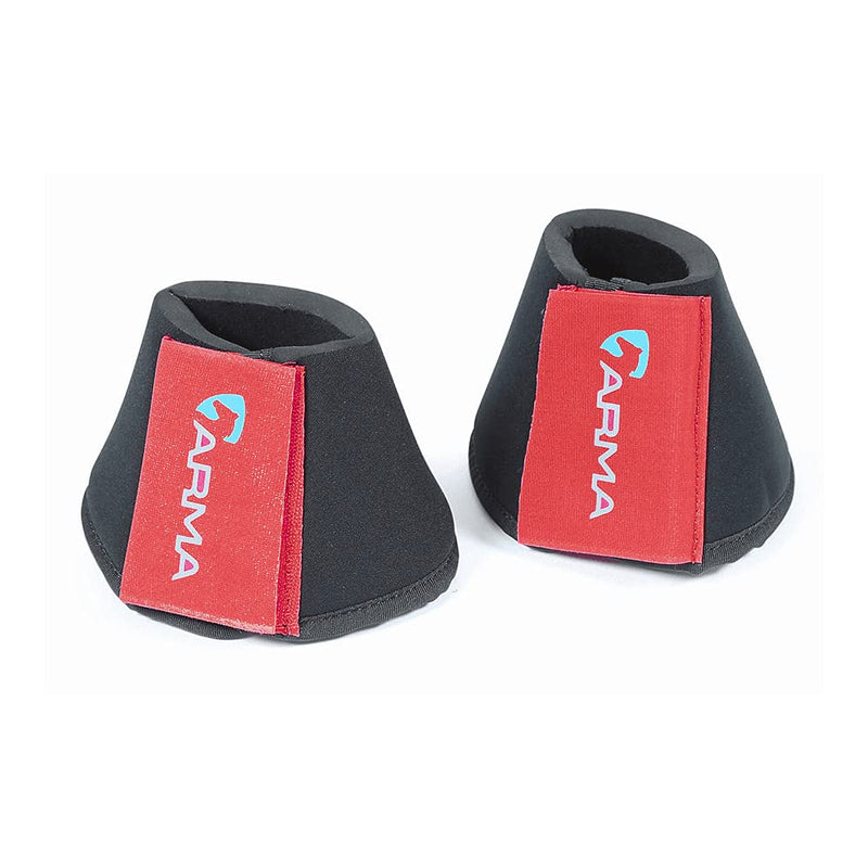 Shires Arma Neoprene Over Reach Boots Plum X-Full - PawsPlanet Australia
