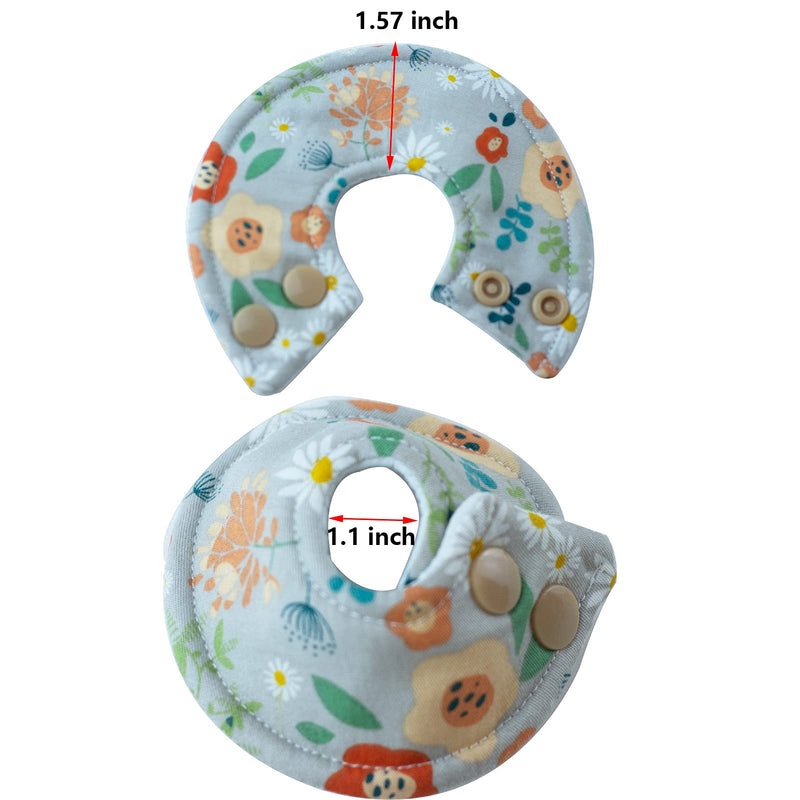 Bird Collars for Monk Parakeets, Quaker Parrot Feather Plucking Soft Collar, Parrot Recovery Cones Sun Conure Neck Feather Protection Anti-Bite Collar with Hanger Flower - PawsPlanet Australia