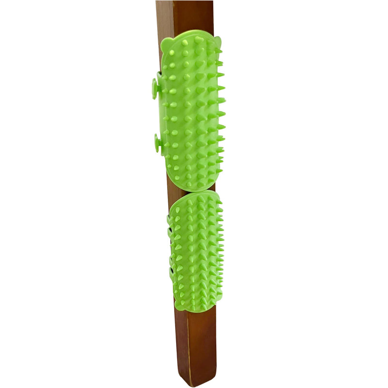 Cat Self Groomer Brush Adjustable Corner Cat Face Itch Scratching Brush Table Leg Silicone Self Massage Comb for Indoor Long and Short Haired Kitten Cats - 2 Pack (Green) Green - PawsPlanet Australia
