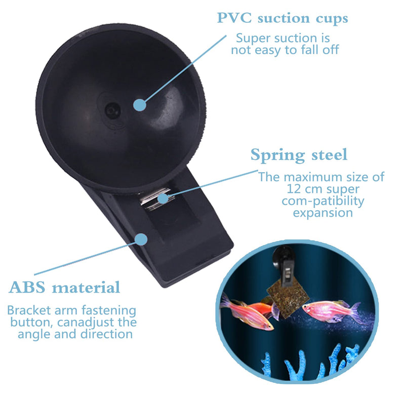 Aquarium Fish and Shrimp Feeding Dish Set, Fish Shrimp Feeder Tube Kit, Perfect for Easy and Feeding of Your Aquatic Pets, with Fish Feeding Ring and Cleaning Brush TZ2 - PawsPlanet Australia