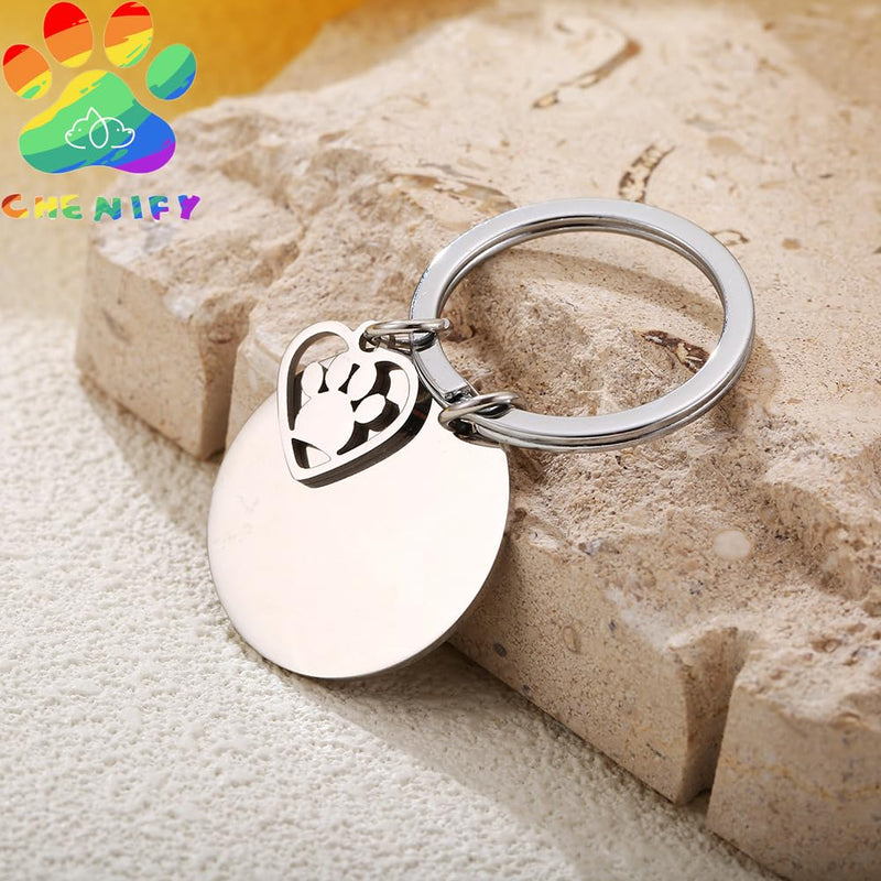 Pet Memorial Present Keychains Dog And Cat Remembrance Bereavement Present Keychain, Loss Of Dog Sympathy Present For Pet Lover Owner - PawsPlanet Australia
