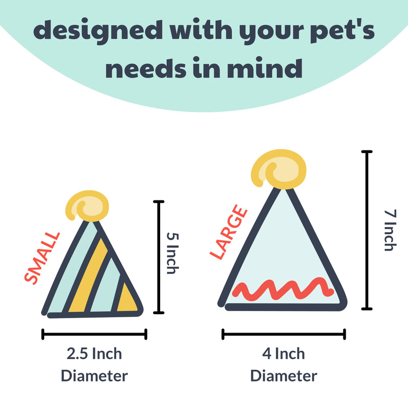 Huxley & Kent Pet Party Hat | Superstar (Large) | Birthday Hat for Dogs and Cats | Adjustable Strap for Comfort and Stability | Perfect for Birthday Party, Adoption Celebration or Gotcha Day Large - PawsPlanet Australia