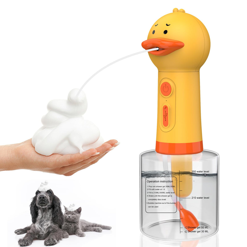 Katoggy Electric Foaming Shampoo Dispenser for Dog and Cat Bathing, Rechargeable Soap Dispenser for Pet Bathing, Bathroom, Kitchen Sink, Toilet Cleaning