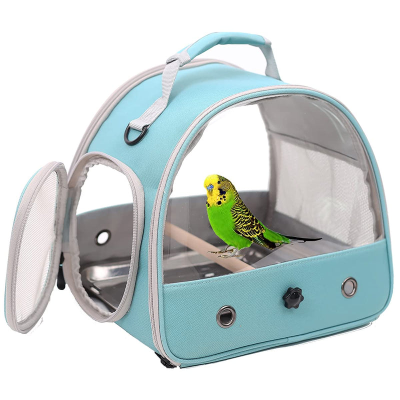 Metal Tray for halinfer Bird Carrier and Clear Bubble Window Small and Large Backpack to Carry Parakeet Parrot Budgies Conure Cockatiel (Silver, Metal Tray) - PawsPlanet Australia