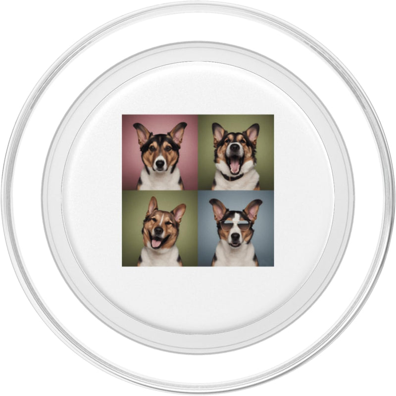 Kangal Pet Face Portrait Photobooth With Sunglasses PopSockets PopGrip for MagSafe Magnetic PopGrip - PawsPlanet Australia