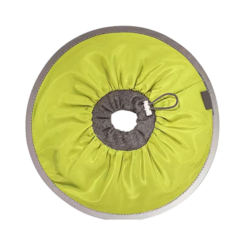 Dog cone, recovery collar for cats - soft cat cone collar - Comfortable Elizabethan pet collar, soft cat cone collar for cats, kittens and puppies, green, L