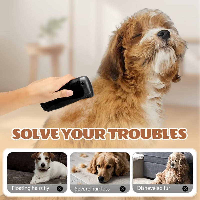 Deshedding Dog Brush and Grooming Tool, Groompro Deshedding Brush, Pet Hair Remover Comb for Shedding, Pet Hair Removal Tool for Cats, Dogs, Rabbits, Horses - PawsPlanet Australia