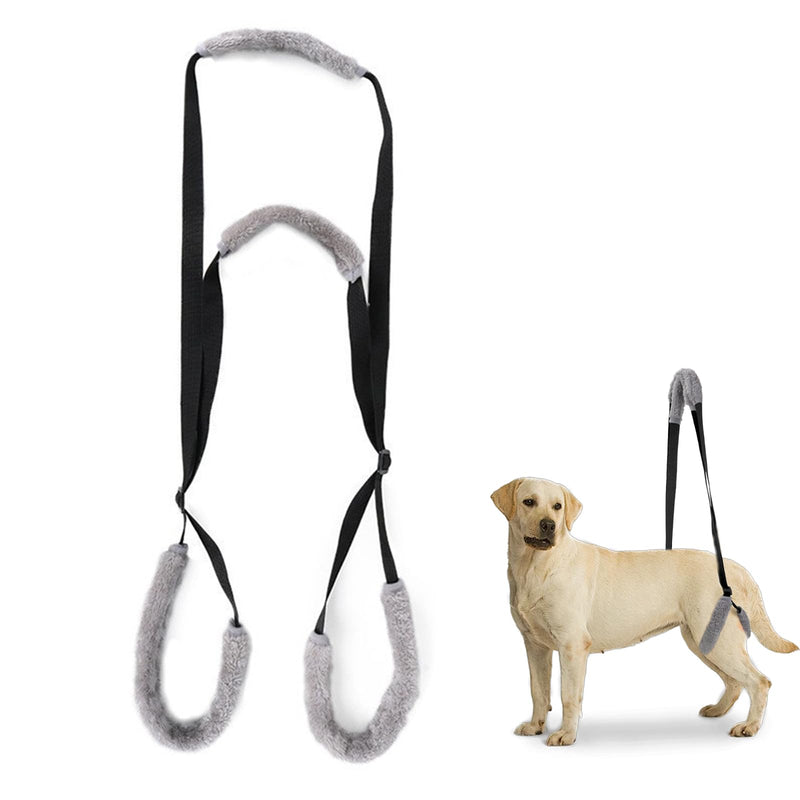 NIIIYTYB Sling for Dogs Back Legs Rear Support Harness for Paralyzed or Handicapped Pets Assistance Lift Slings for Hind Leg Mobility Small Dog Handicap Supplies for Joint Injuries and Stability Black
