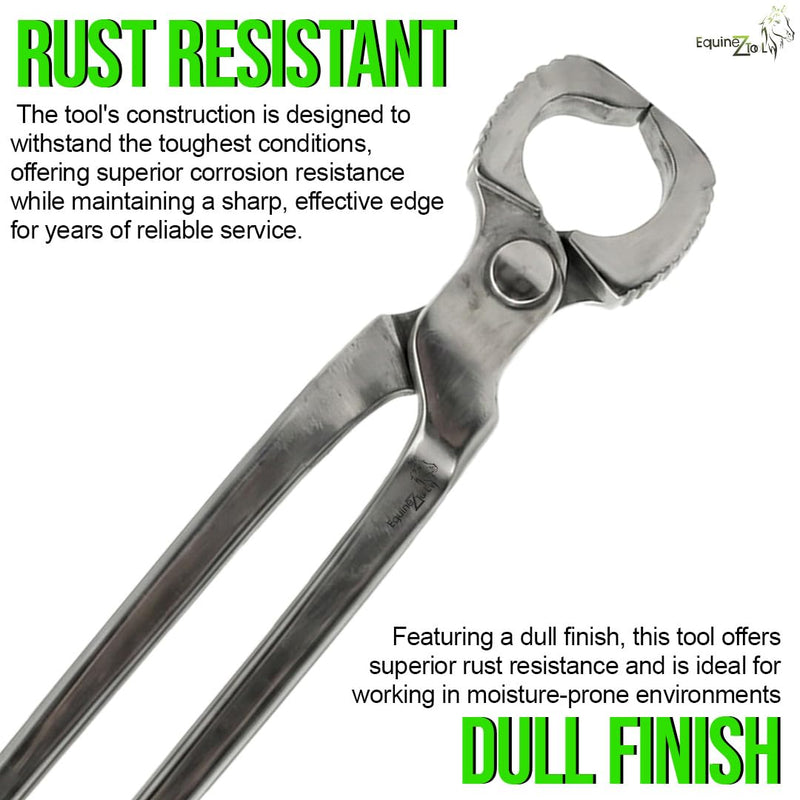14” Horse Shoe Puller and Spreader–Hand Crafted Farrier Tool–Heavy-Duty Stainless Steel Hoof Puller for Horses–Dual Function Farrier Equipment for Shoeing and Hoof Care–Professional Equine Tool