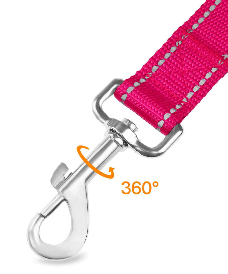 Joytale Dog Harness (Chest: 17-34"), Dog Collar and 6FT x 1" Wide Dog Leash Set, Reflective Padded Nylon Collar and Leash, Adjustable Soft Harness with Handle for Dogs - PawsPlanet Australia
