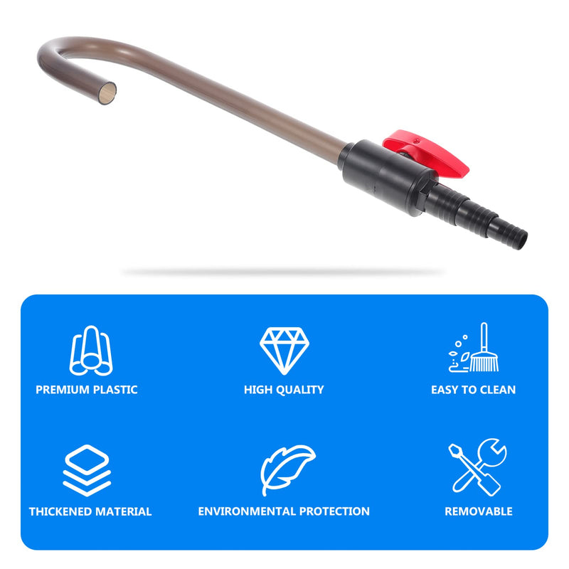 NUOBESTY Aquarium Water Changer Aquarium Gravel Cleaner Fish Tank Change Water Pipe Water Changer Siphon Aquarium Accessories - PawsPlanet Australia