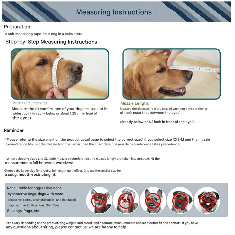 Dog Muzzle – Mesh Soft Muzzle for Small Medium Large Sized Dogs, Adjustable for No Bark, Scavenging, Licking & Chewing, Prevent Biting, Black (XL) XL - PawsPlanet Australia