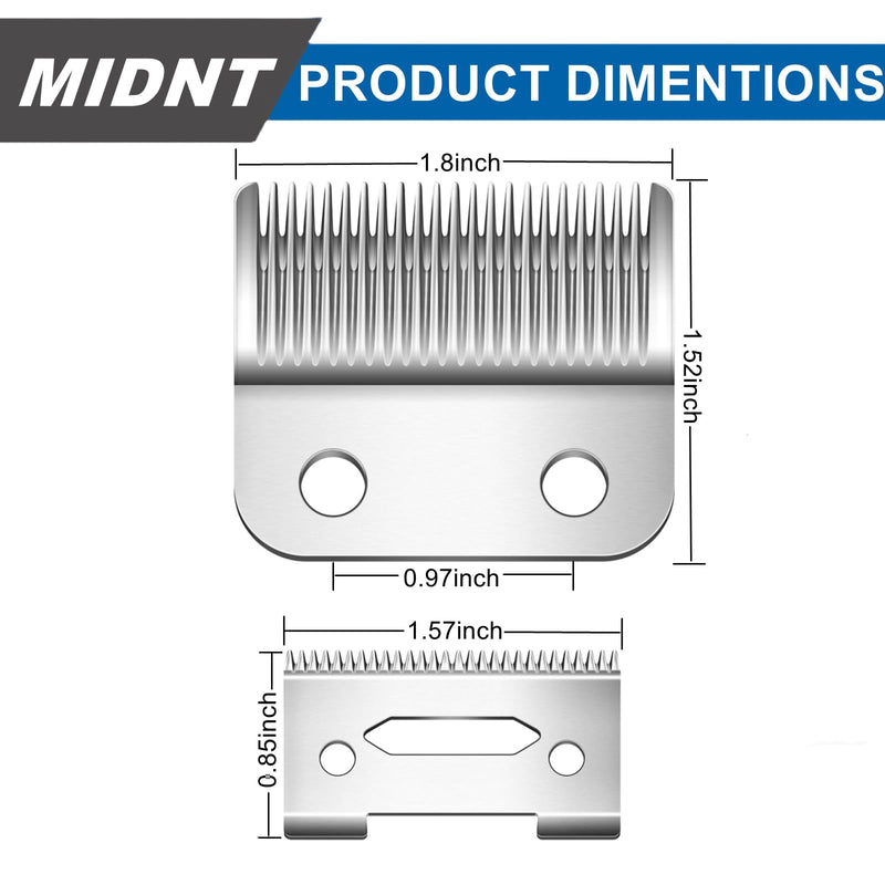 Blades for Wahl Precision Replacement Blades Compatible with Wahl MC3 Replacement Blades,2 Hole Clipper Blade Compatible with Wahl Clipper Blades Replacement,with 2 Pairs Screws. - PawsPlanet Australia