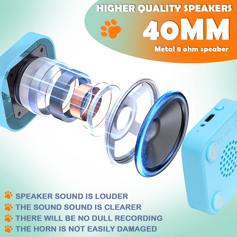 Rechargeable Dog Buttons for Communication Starter Pack,Voice Recording Buttons Set Training Pets Funny Gifts Study Office Home 3 Counts 35 Stickers Rechargeable 3 Counts + + Stickers - PawsPlanet Australia