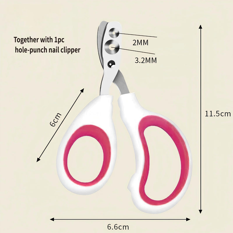 2-in-1 Pet Nail Cat Dog Clpipper Kit, Electrostatic Gloves & Nail Clipper Grooming Set for Dogs & Cats -Removes Hair from Furniture, Car Seats, Carpets & Curtains. - PawsPlanet Australia