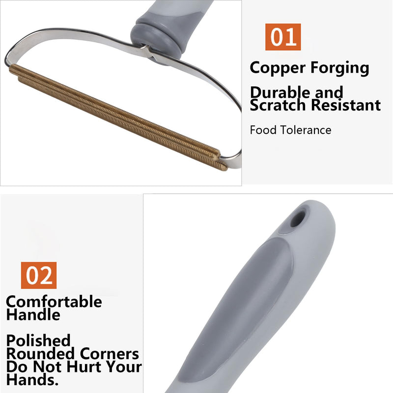 Pet Hair Removal Shaver Copper Brush Pet Hair Removal Lightweight Clothes Furniture Dog Cat