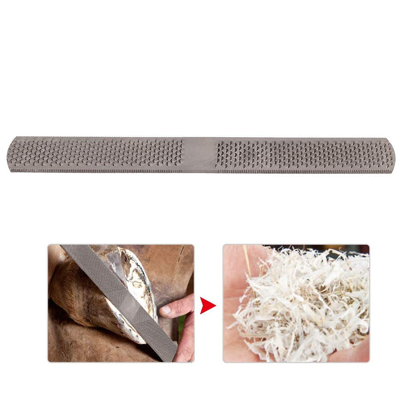 Hoof Trimming Knife, YOUTHINK Double Sided Hoof Rasp T12 Carbon Steel Farrier Rasp File Round Head Farrier Tools Horseshoe Trimming File The Repair of Horses/Donkeys of Hard Hooves - PawsPlanet Australia