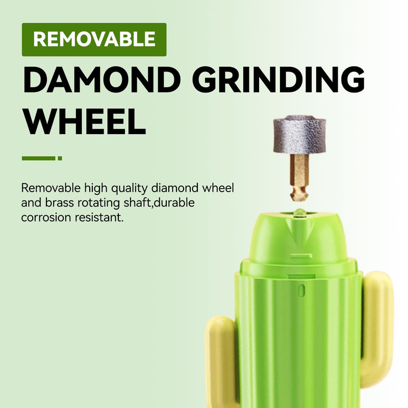 Bird Nail Grinder Upgraded Bird & Cat Nail Clipper rwith LED Lamp 2-Speed Electric Rechargeable Bird Beak Grinding Stone for Cats Dogs Bird Parrot Budgerigars Parakeets Myna Conure Parakeets Lovebirds Green - PawsPlanet Australia