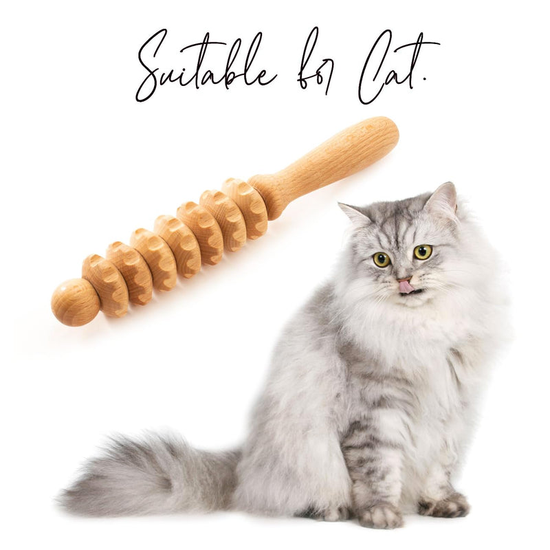 tuuli Wooden Pet Massager Massager for Dogs, Cats, Horses, Massage Brush, Short or Long Hair - PawsPlanet Australia