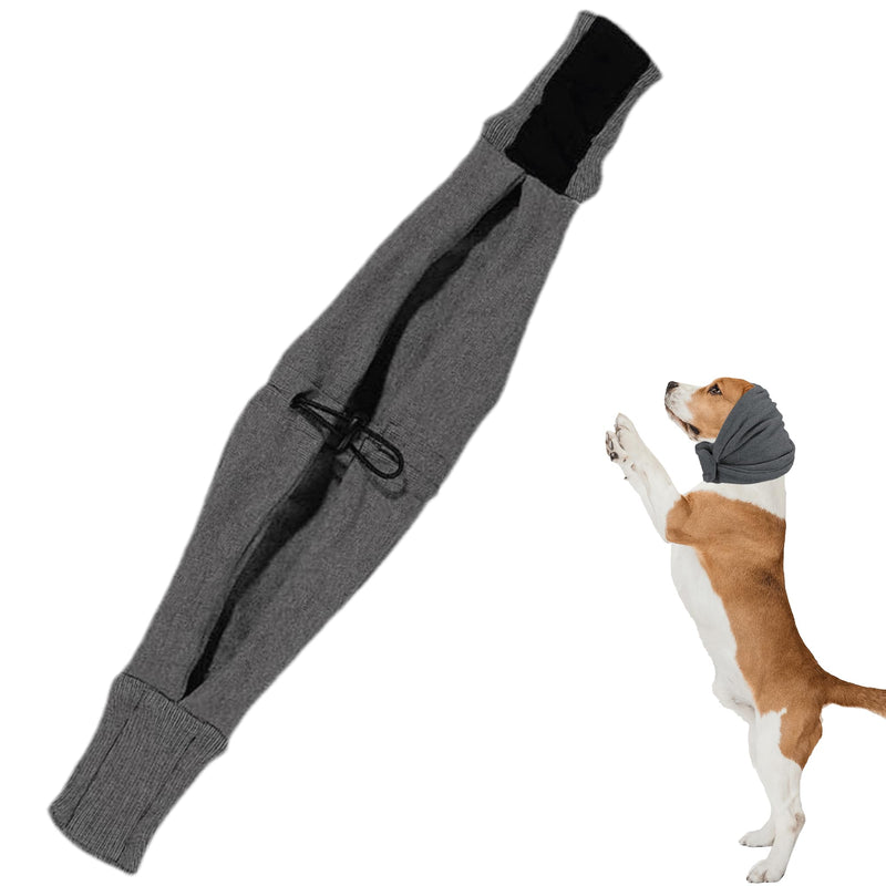 MEKEET Dog Snood Swim Ear Protectors Dog Ear Defenders Comfort Dog Ear Muffs Noise Protection Adjustable for Dog Neck and Ears Warmer Anxiety Relief and Calming