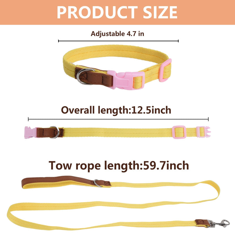 Mini Monkey Leash, Adjustable Monkey Strap with Belly Bands and Matching Leash for Marmoset Monkey, Maximum Dimension 5.7 Inches for Monkey, Comfortable and Durable - PawsPlanet Australia