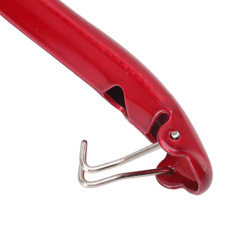 Goat Hoof Trimmers, Professional Stainless Steel Animal Toe Nail Scissors for Sheep Cow Pig, with Ergonomic Anti Slip Handle (Red) Red