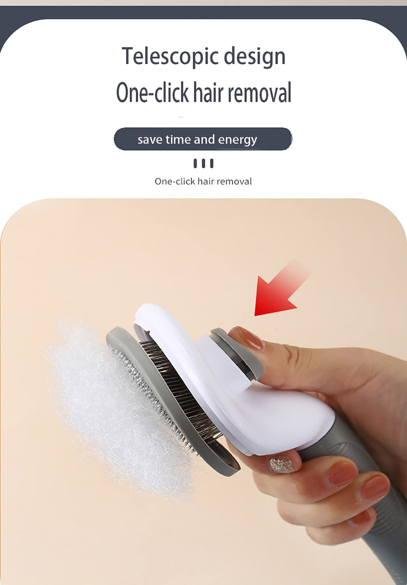 Peine para perros y gatos, cepillo para quitar el pelo de los animales, elimina el pelo de las mascotas (Blue) - PawsPlanet Australia