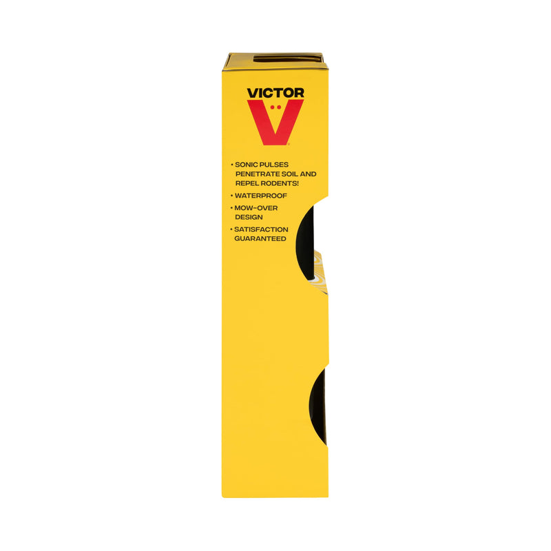 Victor Mole and Gopher Sonic Spike - Outdoor Mole and Gopher Repellent - M9012 - Chemical Free Solution - 2 Pack Sonic Spikes 2 spike