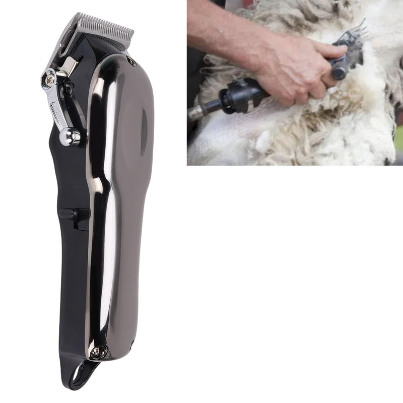 ZJchao Cordless Horse Clipper, Alloy Livestock Clipper, Low Noise Horse Grooming Kit, Comfortable Hand Feelings Suitable for Cows Cats Dogs - PawsPlanet Australia