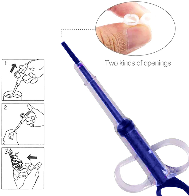 Petsmart Petzstop Pet Syringe Pet Pill Syringe Pet Feeding Syringe Cat Pill Shooter Small Pills Pet Pill Dispenser Syringe Feeders for Feeding Cats Dogs and Small Animals, Blue - PawsPlanet Australia