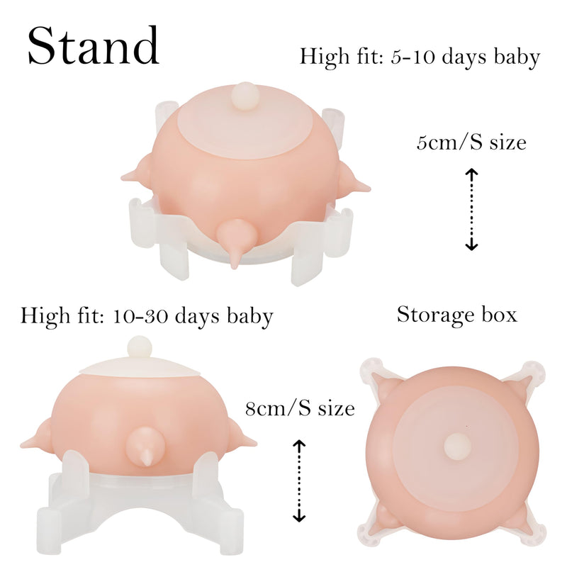 Puppy Feeder Puppy Milk Feeder Puppy Nursing Station Puppy feeders for Multiple Puppies Puppy Milk replacer Doggie Bubble Dongdong pet (S size bowl (Kitten/Toy Puppy), Pink) S size bowl (Kitten/Toy Puppy) - PawsPlanet Australia
