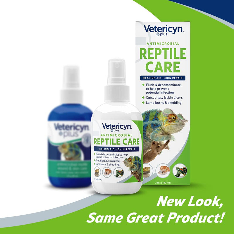 Vetericyn Plus Reptile Wound Care Spray | Reptile Skin Repair, Help Care for Reptile Wounds, Including Scale Rot, Lamp Burns, and Shedding. 3 Ounces - PawsPlanet Australia