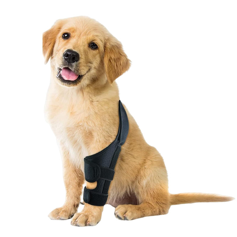 Dog Knee Brace for Torn Acl Hind Leg, Adjustable Dog Hip Support for Luxating Patella, Dog Leg Braces for Back Front Leg with Side Stabilizers (S(4.7-8.9IN)) S(4.7-8.9IN)