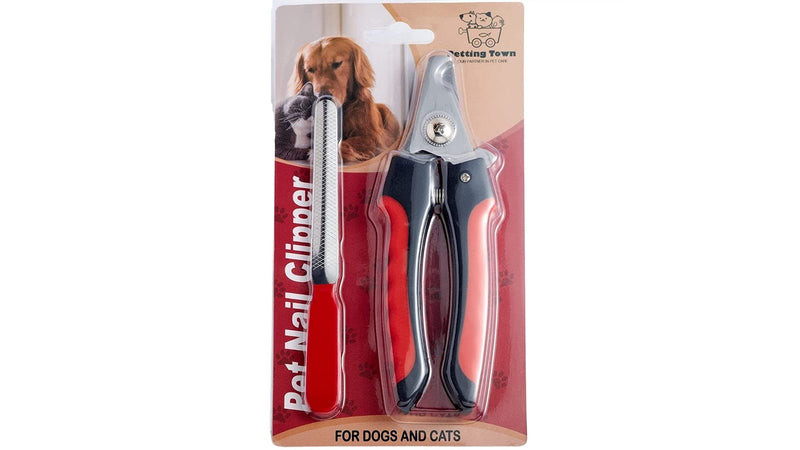 Large Dog Nail Clippers for Medium and Large Sized Dogs (above 10Kgs)-Nail Clipper for Dogs with Nail File, Made of Professional Stainless Steel, Safe and Easy to Use (15.5 cm-6.1 inches) - PawsPlanet Australia