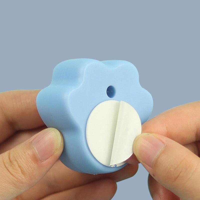 Natural Balls Toy Cleaning Teeth Molar Snacks Silvervine Chew Toy Care Balls for Cats Wall blau
