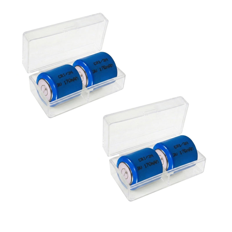 HQRP 4-Pack Battery Cell Compatible with Power Cap Invisible Fence R21, R22, R51, Microlite Receiver Collar Replacement