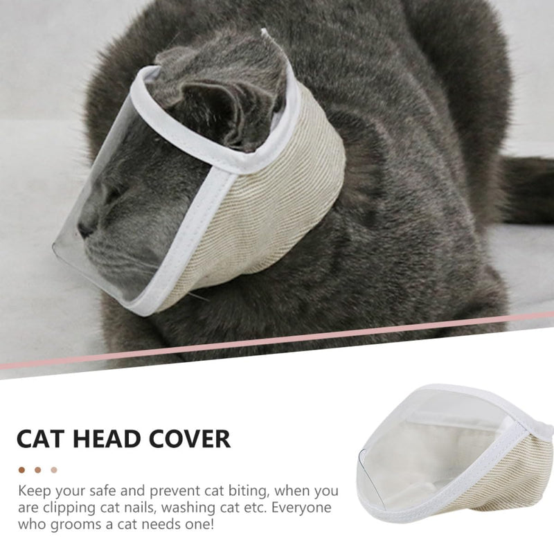 PartyKindom Practical and Washable Polyester Cat Muzzle with Delicate Design for Cats and Kittens in the Beauty Salon or Pet Shop