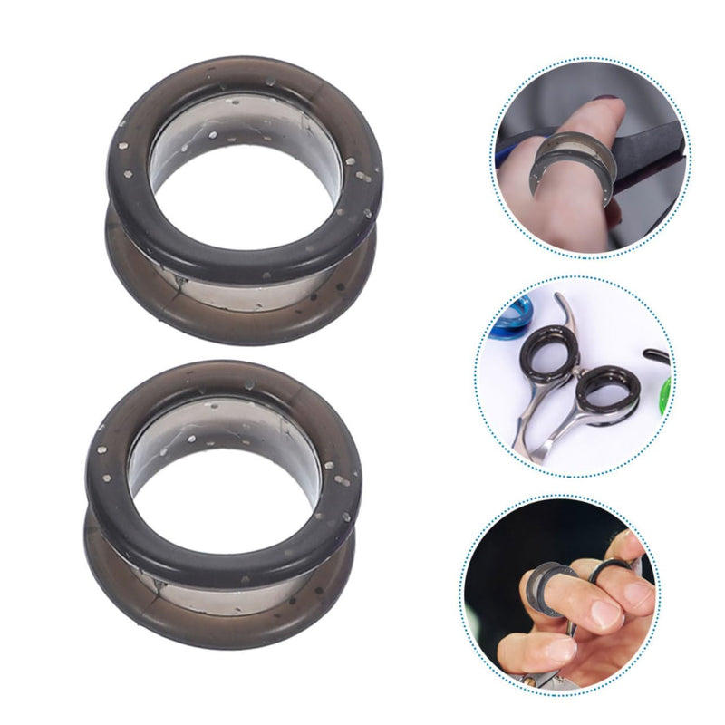 10pcs Silicone Rings Scissor Inserts Scissor Finger Silicone Grooming Shear Finger Grips Scissor Inserts Refer to Pet - PawsPlanet Australia