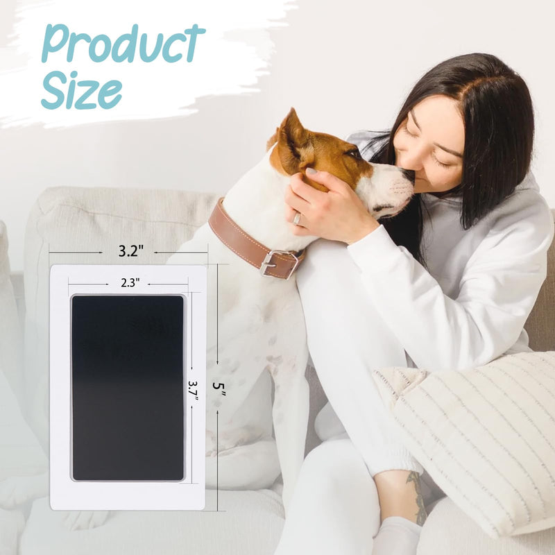 Paw Print Kit for Dogs Cats,Inkless Baby Hand and Footprint Kit, Dog Nose Print Kit,Clean Touch Ink Pad Kit,No Mess Newborn Baby Footprint Kit, Pet Paw Print Kit for Family Keepsake Medium (Pack of 4) Black - PawsPlanet Australia