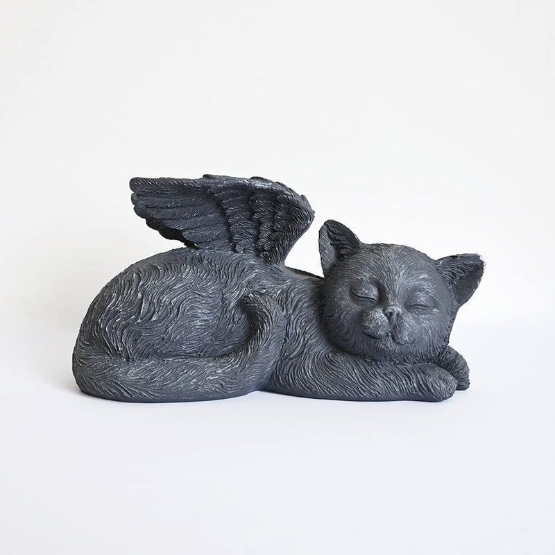 Angel Cat Memorial Stones Statue Sleeping Ornament for Kitten Passing Away Bereavement Pet Loss Sympathy Memory Gifts Remembrance Angel Cat - PawsPlanet Australia