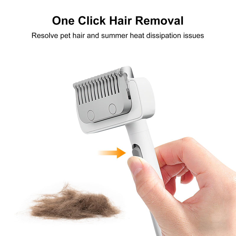 Undercoat Shedding Brush for Dogs & Cats, Grooming Comb for Long Hair, Dematting Comb, Deshedding & Dematting Tool, for Cats & Small/Medium Dogs
