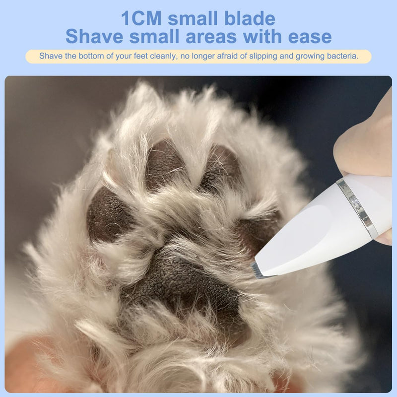 Dog Clippers for Grooming,4 in 1 Dog Grooming Kit,Low Noise Electric Dog Trimmer for Grooming,Rechargeable Cordless Dog Paw Trimmer Nail Grinder Face Shaver for Cats and Other Pets - PawsPlanet Australia