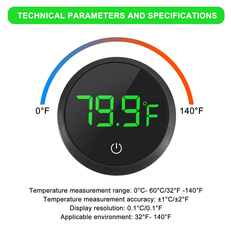 1PCS Digital Aquarium Thermometer,LED Display Thermometer for Aquarium Fish Tank 1 - PawsPlanet Australia