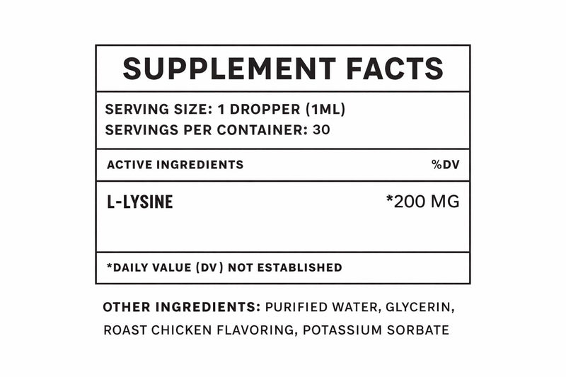 Lysine for Cats - L-Lysine for Cats - May Help with Respiratory Health, Sneezing, Runny Nose & More - Cat Cold Relief - Cat Sneezing Treatment - 1 fl oz