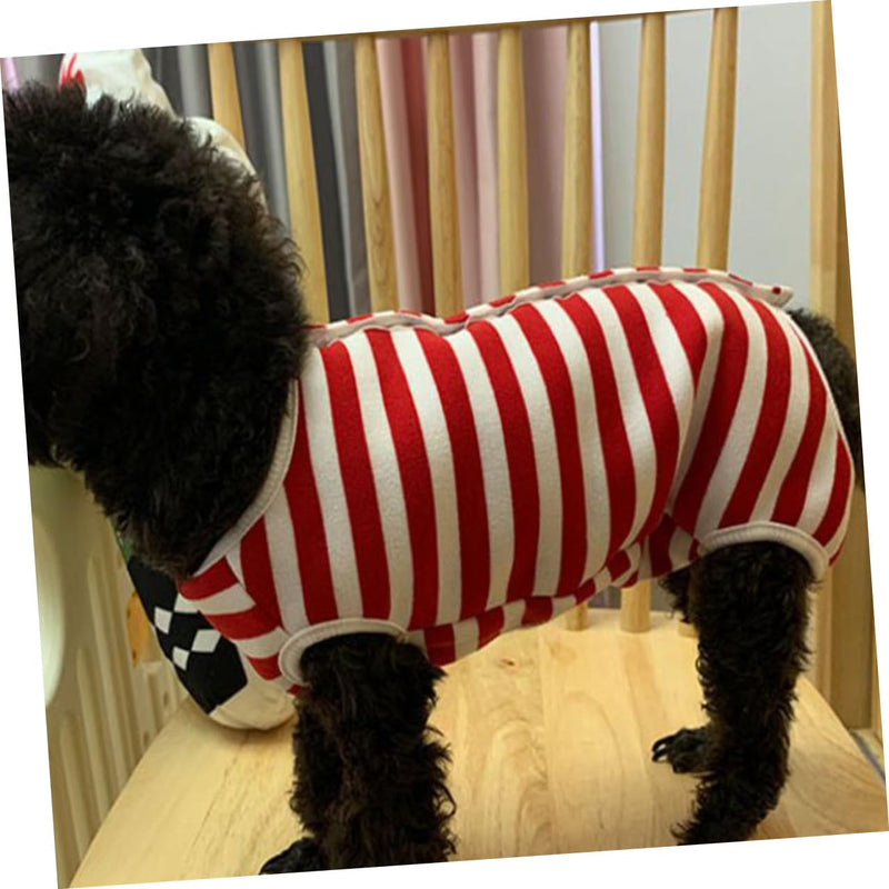 PartyKindom Dog Body Weaning Suit with Buttons, Breathable, Full Protection for Male and Female Dogs, Prevents Licking and Scratching in Wound Healing, Durable and Easy to Take Off