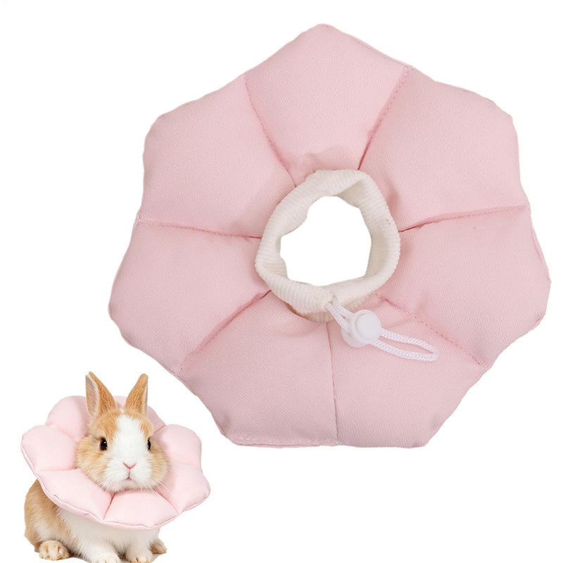 Cat Recovery Collar, Adjustable, Comfortable, Waterproof Pet Supplies | Kittens, Dogs, Rabbits, Chinchillas, Ferrets and Small Animals, for Wound Healing, Licking, Scratching, and Calming, Puppy Pink M