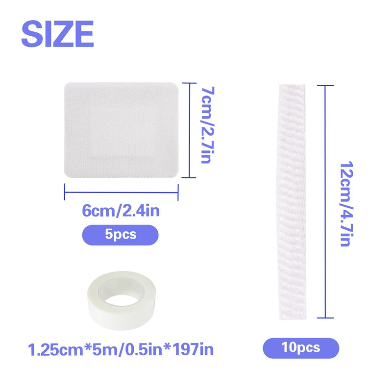 Dog Tail Guard Dog Tips Set Self Adhesive Bandage Dog Tail Dressing Vet Wrap for Dogs Pets Animals